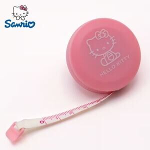 #6351 Hello Kitty & Friends Light Pink Retractable Tape Measure